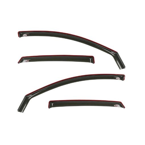 Picture of Westin 2018 - 2019 Honda Accord Sedan Wade In - Channel Wind Deflector 4pc - Smoke