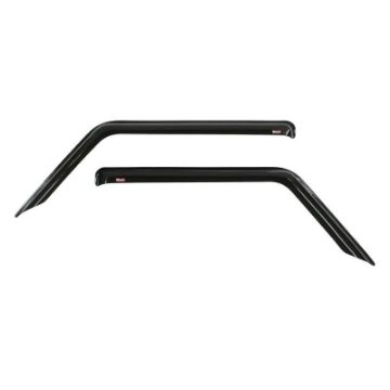 Picture of Westin 2018 - 2019 Jeep Wrangler JL Wade Slim Wind Deflector 2pc - Smoke