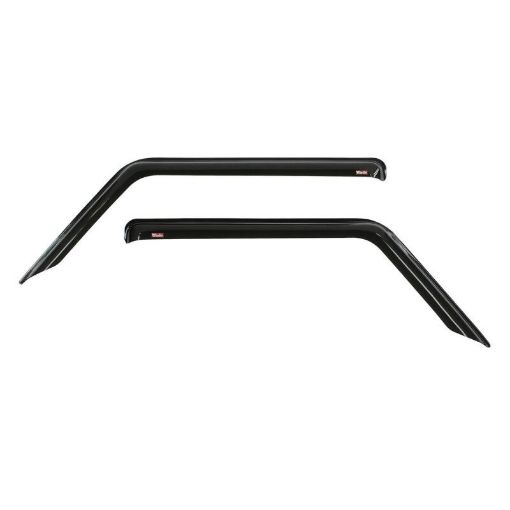 Picture of Westin 2018 - 2019 Jeep Wrangler JL Wade Slim Wind Deflector 2pc - Smoke