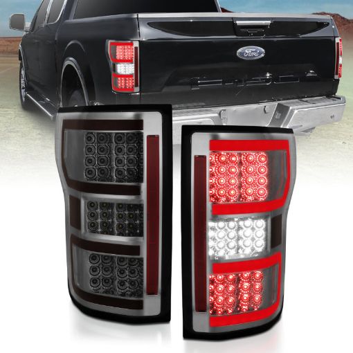 Picture of ANZO 18 - 19 Ford F - 150 LED Taillights Smoke