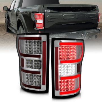 Picture of ANZO 18 - 19 Ford F - 150 LED Taillights Chrome