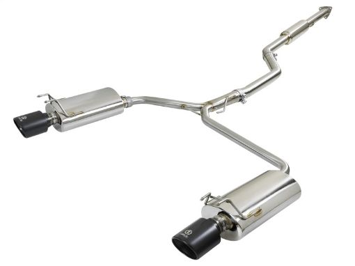 Picture of aFe Takeda Exhaust 304SS Dual Cat - Back w Black Tips 13 - 17 Honda Accord LXEXEX - L Sedan L4 2.4L