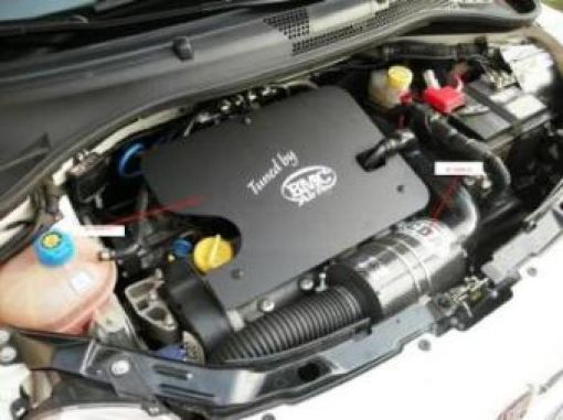 Picture of BMC 07 Fiat 500 Nuova 500 1.4L Carbon Dynamic Airbox Kit (Cover Not Included - PN ACCDASP - 43C)