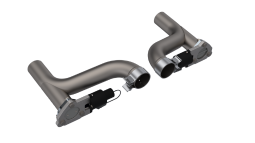 Picture of QTP 10 - 15 Chevrolet Camaro SS 6.2L 2.5in 304SS Aggressor Cutout Dual Mid Pipes