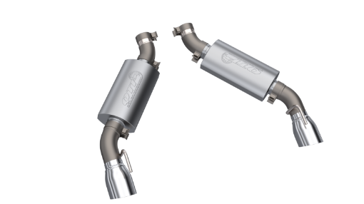 Picture of QTP 16 - 18 Chevrolet Camaro SS 6.2L 304SS AR3 Axle Back Exhaust w4.5in Dual Tips