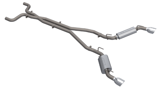 Picture of QTP 14 - 15 Chevrolet Camaro SS 6.2L 304SS AR3 Cat - Back Exhaust w4.5in Tips