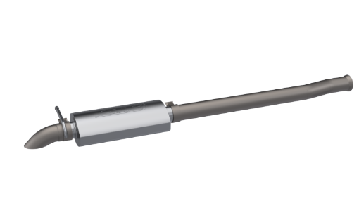 Picture of QTP 2018 Jeep Wrangler JL 304SS AR3 Crawler Exhaust wTurn Down Exit