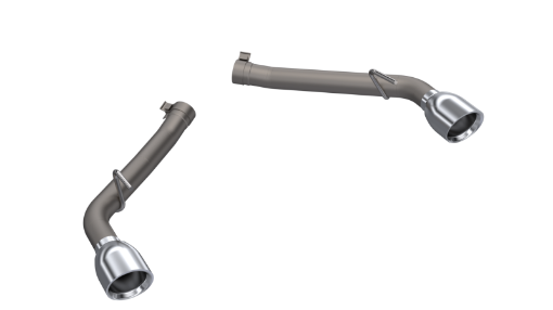 Picture of QTP 10 - 13 Chevrolet Camaro SS 6.2L 304SS Eliminator Muffler Delete Axle Back Exhaust w4.5in Tips