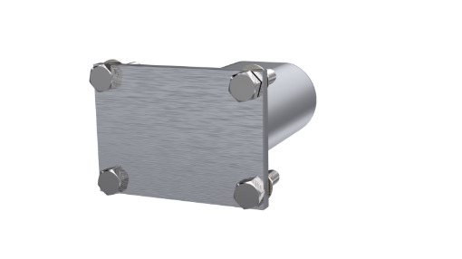 Picture of QTP 3in Weld - On QTEC Low Profile Conncetion Oval Tube Kit