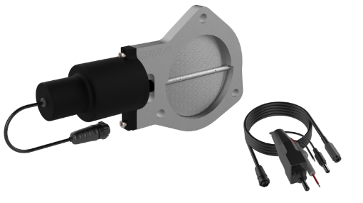 Picture of QTP 4in Bolt - On QTEC Electric Cutout Valve wFlange - Single