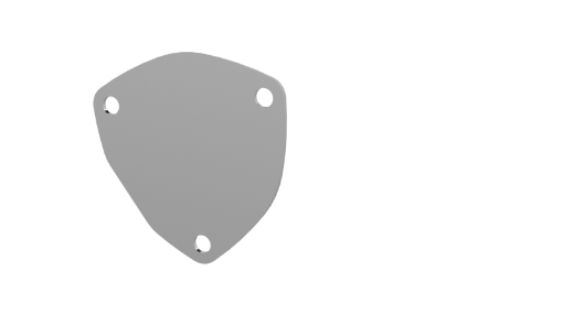 Picture of QTP 3.5in Bolt - On QTEC 3 Bolt Cover Plate