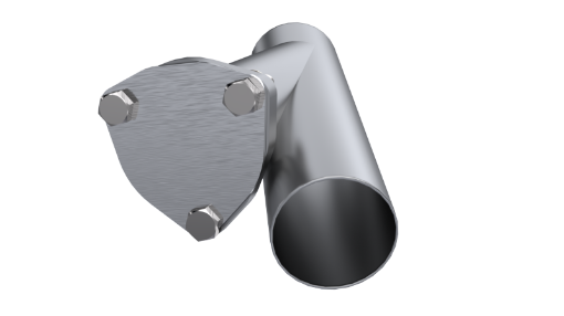 Picture of QTP 2.5in Weld - On QTEC Exhaust Cutout Y - Pipe