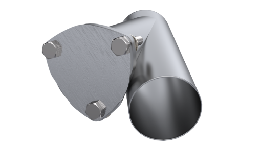 Picture of QTP 3.5in Weld - On QTEC Exhaust Cutout Y - Pipe