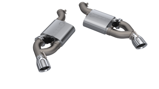 Picture of QTP 16 - 18 Chevrolet Camaro SS 6.2L 304SS Screamer Axle Back Exhaust w4.5in Dual Tips