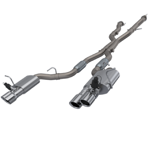 Picture of QTP 2018 Jeep Grand Cherokee Trackhawk 304SS Screamer Cat - Back Exhaust w4in Tips