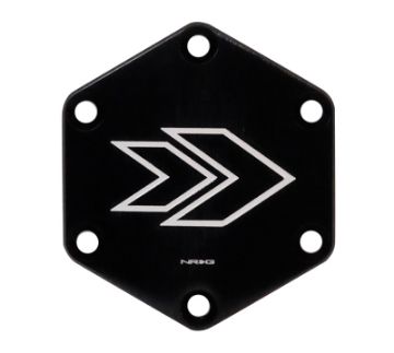 Picture of NRG Engraved Arrow Horn Delete Button - White