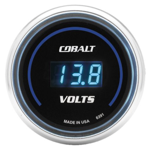 Picture of Autometer Cobalt 52mm Digital Voltmeter 8 - 19 Volts Gauge