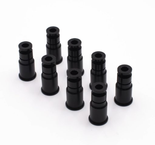 Picture of BLOX Racing 14mm Adapter Top (1in) wViton O - Ring Retaining Clip (Set of 8)