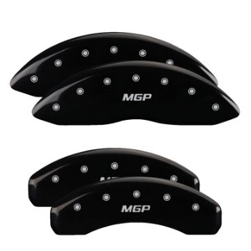 Picture of MGP 4 Caliper Covers Engraved FR MGP Black Finish Silver Characters 11 - 18 Dodge Durango