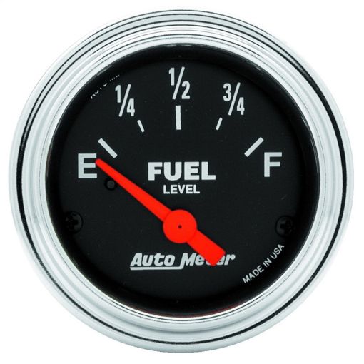 Picture of Autometer Traditional Chrome 2 - 116in 33 Ohm - 240 Ohm Full Electrical Fuel Level Gauge