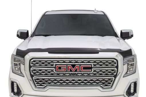 Picture of AVS 19 - 22 GMC Sierra 1500 Aeroskin Low Profile Hood Shield - Smoke