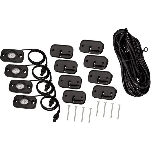 Picture of Westin LED Rock Light Kit - 07 - 18 Jeep Wrangler JK 18 - 19 Jeep Wrangler JL