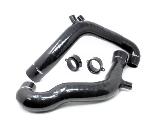 Picture of Torque Solution Turbo Inlet Hose Black - 10 - 12 Porsche 997.2 Turbo Turbo S