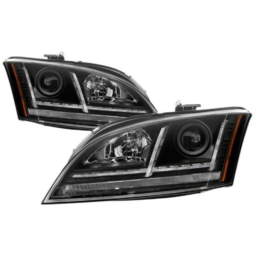 Picture of Spyder 08 - 15 Audi TT HID Xenon Projector Headlights wSeq Turn Signal - Blk (PRO - YD - ATT08 - HID - BK)