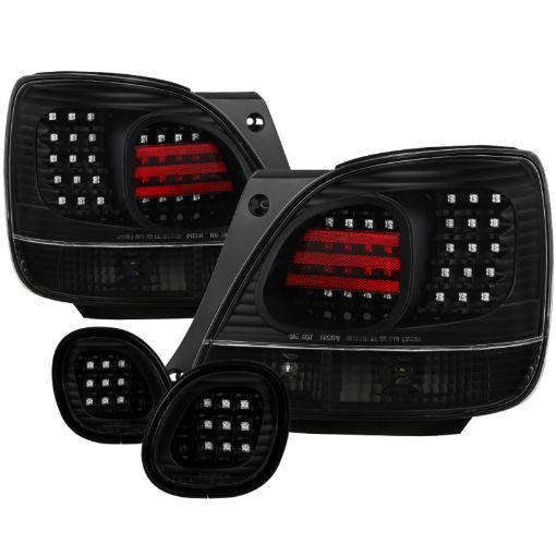 Picture of Spyder 98 - 05 Lexus GS300 GS400 4pc LED Tail Lights - Black (ALT - YD - LGS98 - LED - BK)