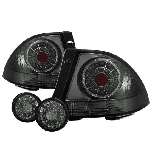 Picture of Spyder 01 - 03 Lexus IS300 LED Tail Lights wInner Trunk Lights - Smoke (ALT - YD - LIS300 - LED - SET - SM)