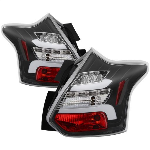 Picture of Spyder 12 - 14 Ford Focus 5DR LED Tail Lights - Black (ALT - YD - FF12 - LED - BK)