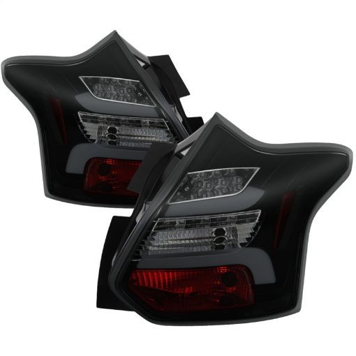 Picture of Spyder 12 - 14 Ford Focus 5DR LED Tail Lights - Black Smoke (ALT - YD - FF12 - LED - BSM)