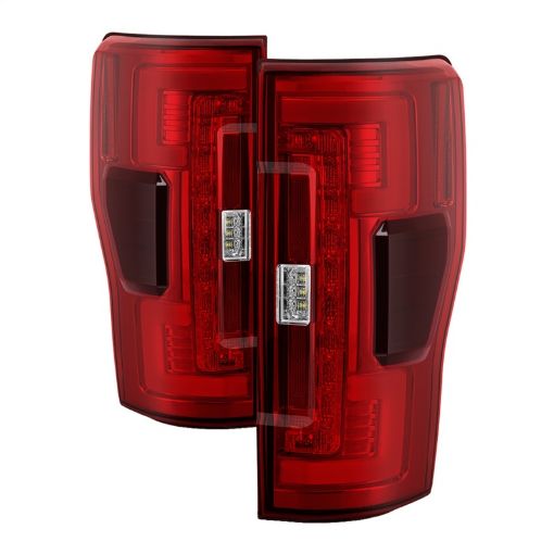 Picture of Spyder 17 - 18 Ford F - 250 SD (wBlind Spot Sens) LED Only Tail Lights - Red Clr (ALT - YD - FS17BS - LED - RC)