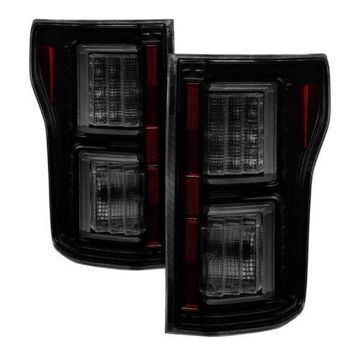 Picture of Spyder 18 - 19 Ford F - 150 (wo Blind Spot Sensor) LED Tail Lights - Blk Smk (ALT - YD - FF15018 - LED - BSM)