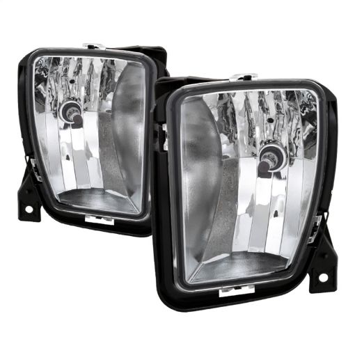 Picture of Spyder 13 - 18 Dodge Ram 1500 OEM Style Fog Lights wUniversal Switch - Clear (FL - DR13 - SW - C)