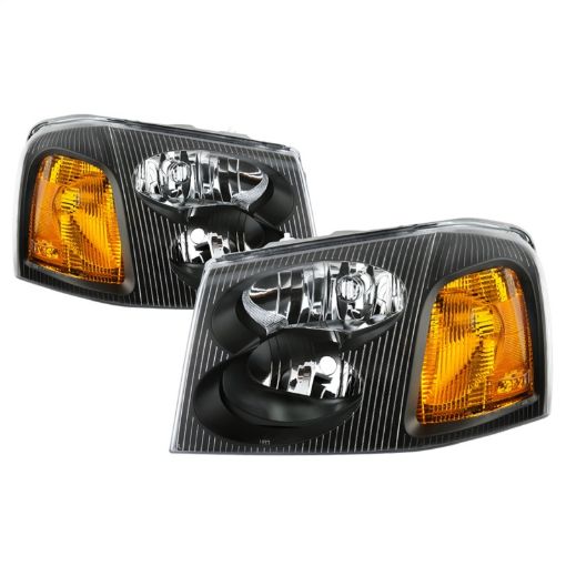 Picture of xTune 02 - 09 GMC Envoy OEM Style Headlights - Black (HD - JH - GEN02 - AM - BK)