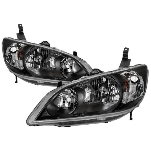 Picture of xTune 04 - 05 Honda Civic (Excl HatchbackSi) OEM Style Headlights - Black (HD - JH - HC04 - 4D - AM - BK)