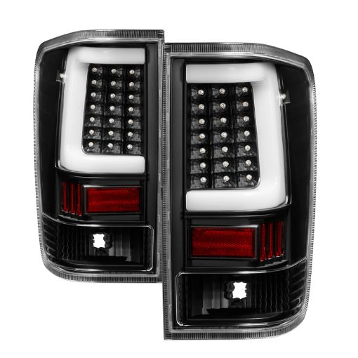 Picture of xTune 04 - 15 Nissan Titan Light Bar LED Tail Lights - Black (ALT - ON - NTI04 - LBLED - BK)