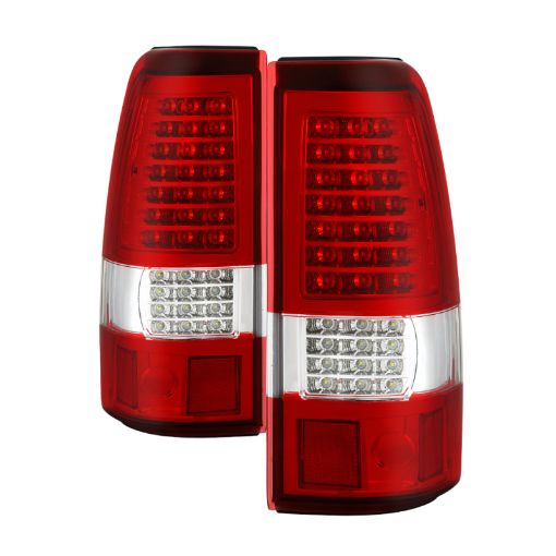 Picture of xTune 03 - 06 Chevrolet Silverado 15002500HD LED Tail Lights - Red Clear (ALT - JH - CSIL03 - CS - RC)