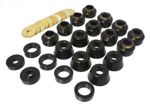 Picture of Energy Suspension 87 - 96 Jeep Wrangler Black Body(cab) Mount Set