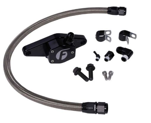 Picture of Fleece Performance 94 - 98 12V Coolant Bypass Kit w Stainless Steel Braided Line