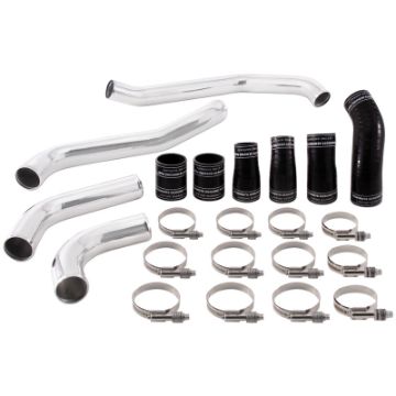 Picture of Mishimoto 2017 Ford F150 3.5L EcoBoost Hot - Side Intercooler Pipe Kit - Polished