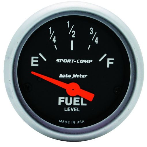 Picture of Autometer 2 - 116in 0 OHM E to 30 OHM F Electric Sport - Comp Fuel Level Gauge