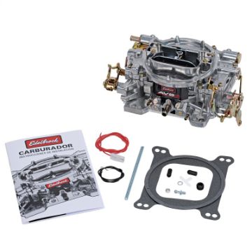Picture of Edelbrock Thunder Series AVS Dual Quad Annular Boosters 500 CFM Carburetor wManual Choke