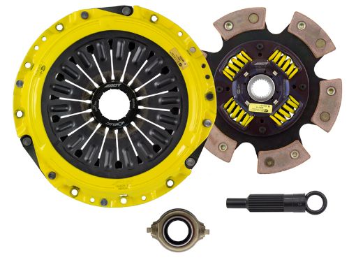 Picture of ACT 00 - 05 Mitsubishi Eclipse GT HD - MRace Sprung 6 Pad Clutch Kit