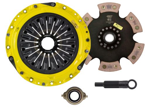 Picture of ACT 00 - 05 Mitsubishi Eclipse GT HD - MRace Rigid 6 Pad Clutch Kit