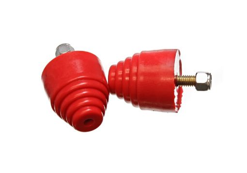 Picture of Energy Suspension All Purpose Red Bump Stop Set 2 18 inch Tall 2 inch dia. (2 per set)
