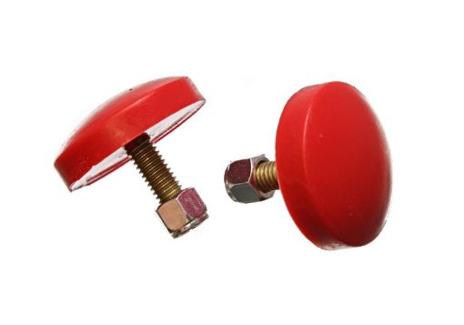 Picture of Energy Suspension Low Profile Red Bump Stop Set 1116 inch Tall 2 inch dia. (2 per set)