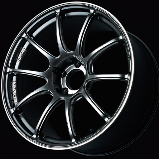 Picture of Advan RZII 17x8.0 37 5 - 114.3 Racing Hyper Black Wheel