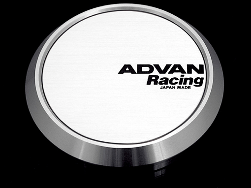 Picture of Advan 73mm Flat Centercap - WhiteSilver Alumite